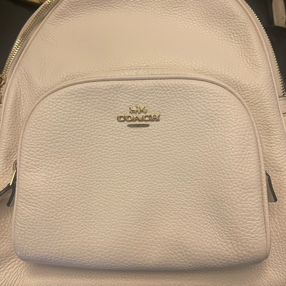 Coach backpack, cream with black back, excellent condition. Used only once. - Picture 10 of 11